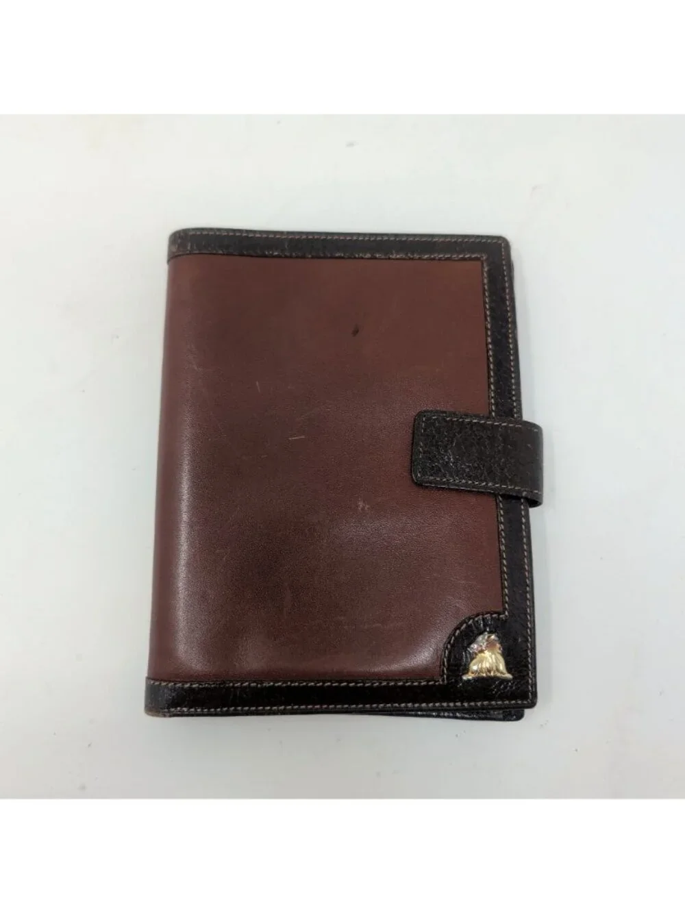 Vintage Mark Cross Wallet Leather Brown 60s